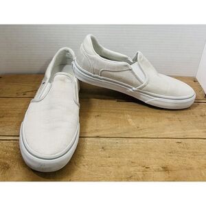 Vans Classic Slip-On Canvas Off-White Women’s 8.5 EU 39 Deluxe Comfort
